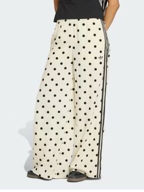 ADIDAS SATIN POLKA DOT TRACK PANTS